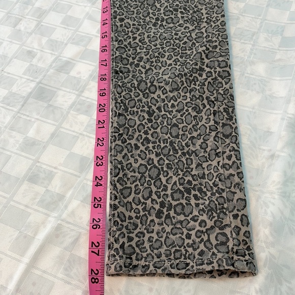 Paige Peg Skinny jeans snow leopard print size 26 - Picture 10 of 11